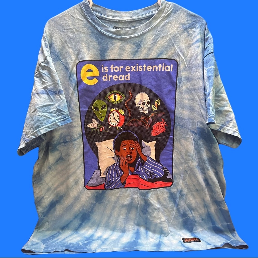 Steven Rhodes Blue Tie-Dye T-Shirt size XL
